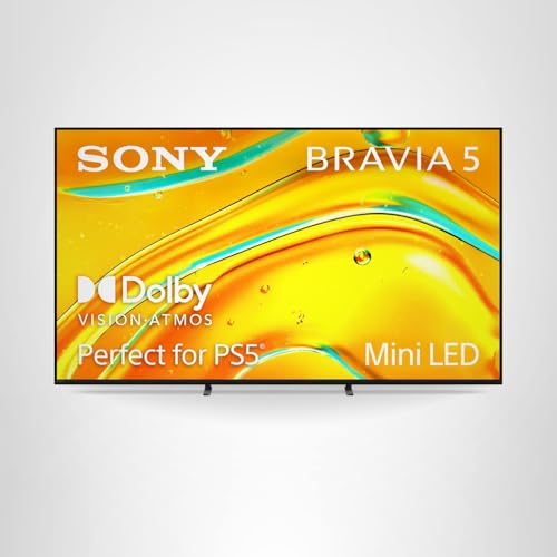 Sony BRAVIA 5 65 Inch TV, Mini LED, 4K Smart Google TV, XR Processor with AI Technology,120hz Television with Dolby Vision/Atmos, Exclusive Features for PlayStation®5, K-65XR50, 2025 Model - Image 2