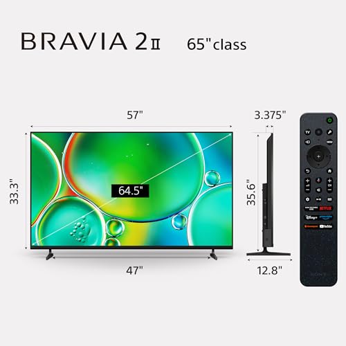 Sony BRAVIA 2 II 65 Inch 4K Ultra HD LED Smart TV with Google TV and Exclusive Features for PlayStation®5 (K-65S20M2), 2025 Model - Image 13