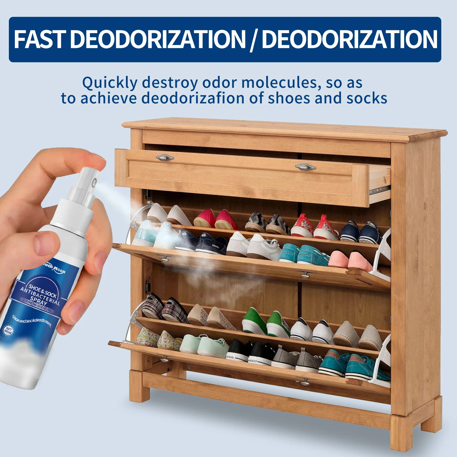 Muti-Purpose Odor Eliminator for Shoes Sneakers Boots Sandals - Image 4