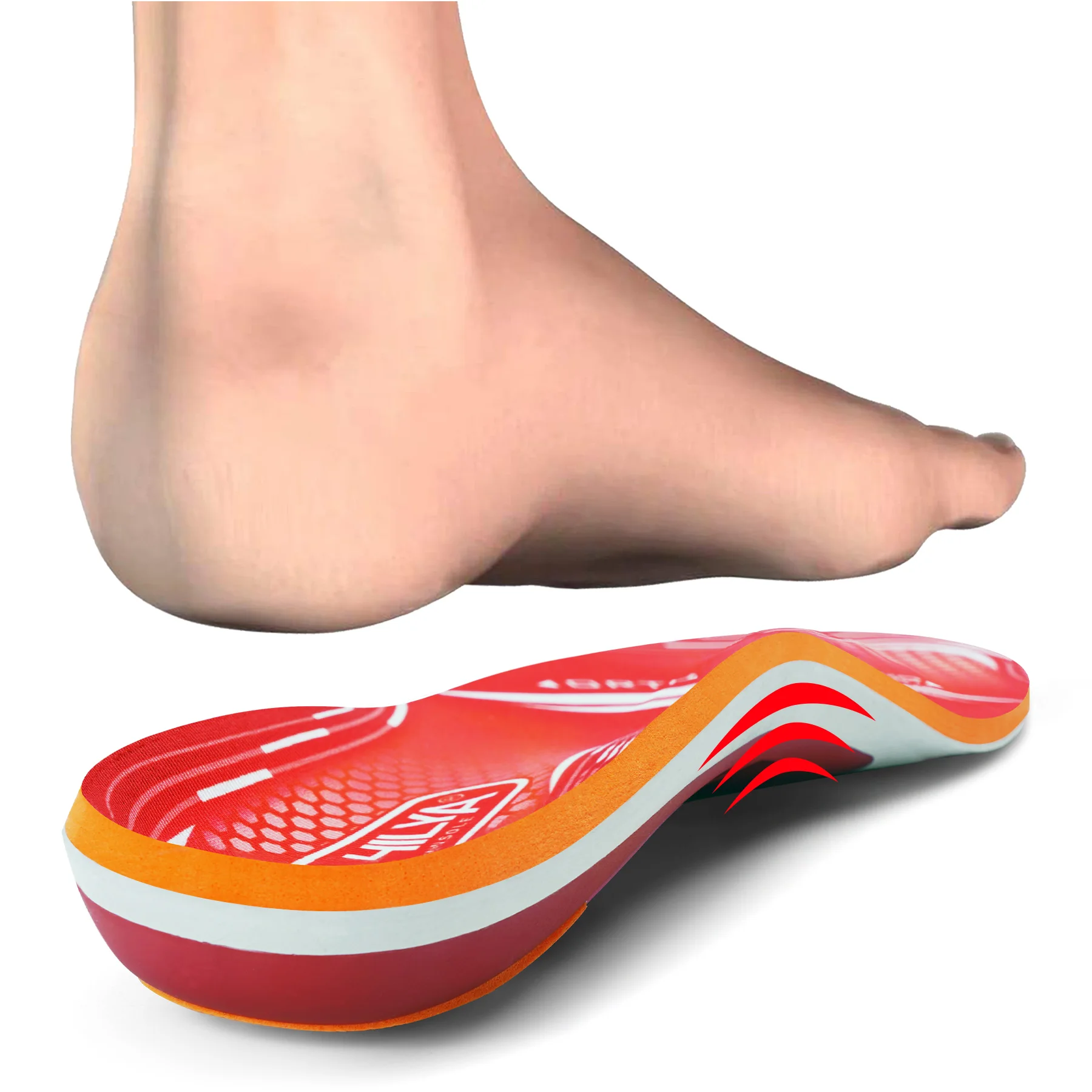 220lbs+ Plantar Fasciitis Orthopedic Sport Insole High Arch Support Men Women Sole, Flat Feet Pain Relief Orthotic Shoe Insert - Image 2