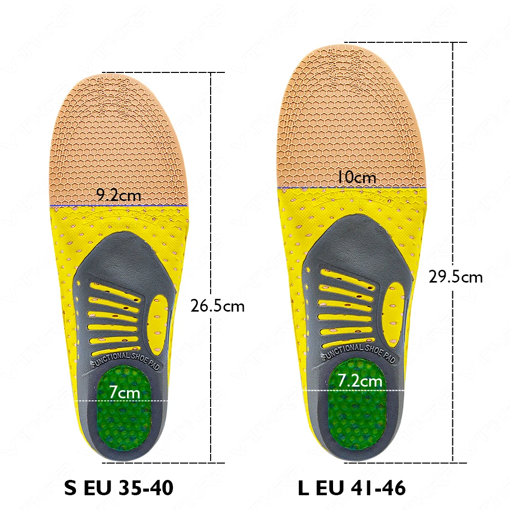 Krolik Orthotic Gel Insoles For Sneaker Orthopedic Flat Foot Cushion Insert Arch Support Pad Foot Pain-relieving Man Women - Image 6