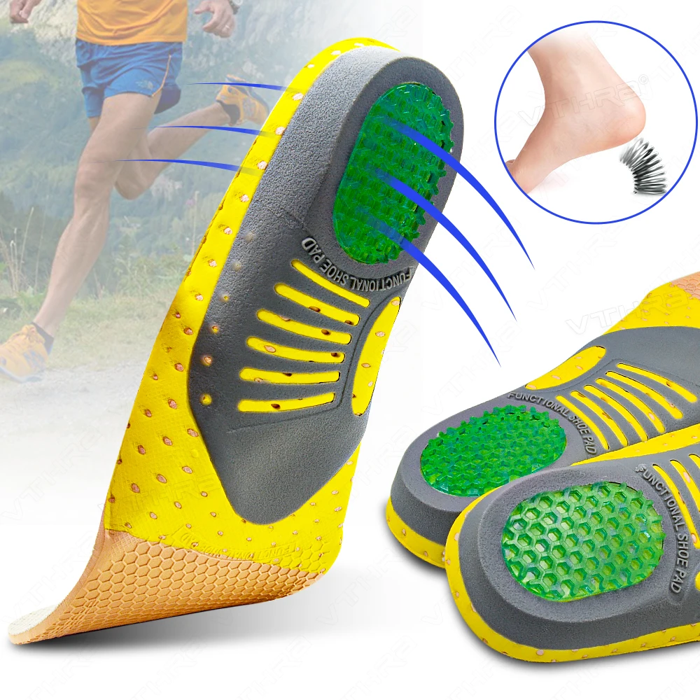 Krolik Orthotic Gel Insoles For Sneaker Orthopedic Flat Foot Cushion Insert Arch Support Pad Foot Pain-relieving Man Women - Image 3