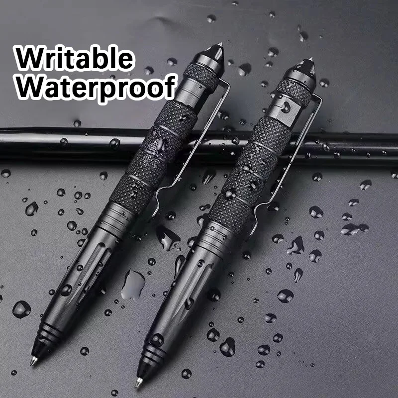 High Quality Metal Military Tactical Pen School Student Office Ballpoint Pens Emergency Glass Breaker Self Defense EDC Supplies - Image 5
