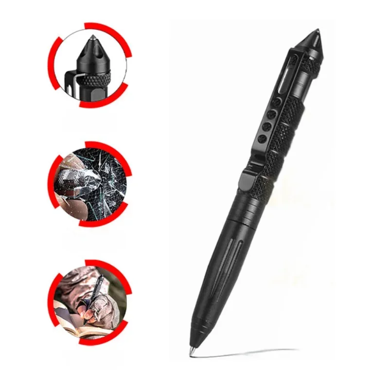Multifunction Tactical Pen Self Defense Emergency Survival Tool Glass Breaker Tungsten Steel Writing Pen Outdoor Rescue Escape - Image 2