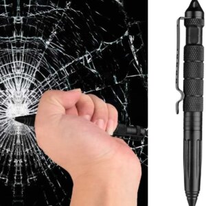 Multifunction Tactical Pen Self Defense Emergency Survival Tool Glass Breaker Tungsten Steel Writing Pen Outdoor Rescue Escape