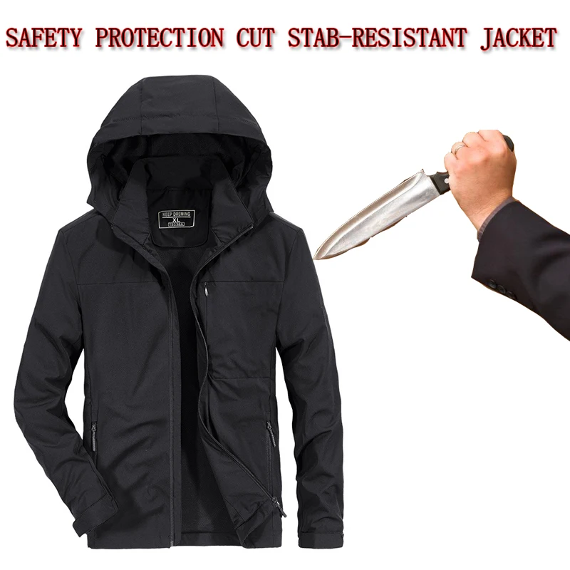 Self Defense Tactical Gear Anti Cut Knife Cut Resistant Jacket Anti Stab Proof Clothing Long Sleeved Military Security Clothing