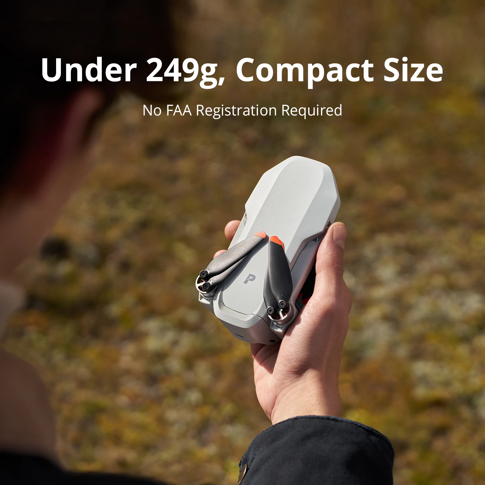 Potensic ATOM 2 Camera Drone, 4K HDR Video, 8K Photo, 3-Axis Gimbal,Under 249g, Vertical Shooting,10-KM, AI Night Shot, AI Track - Image 3
