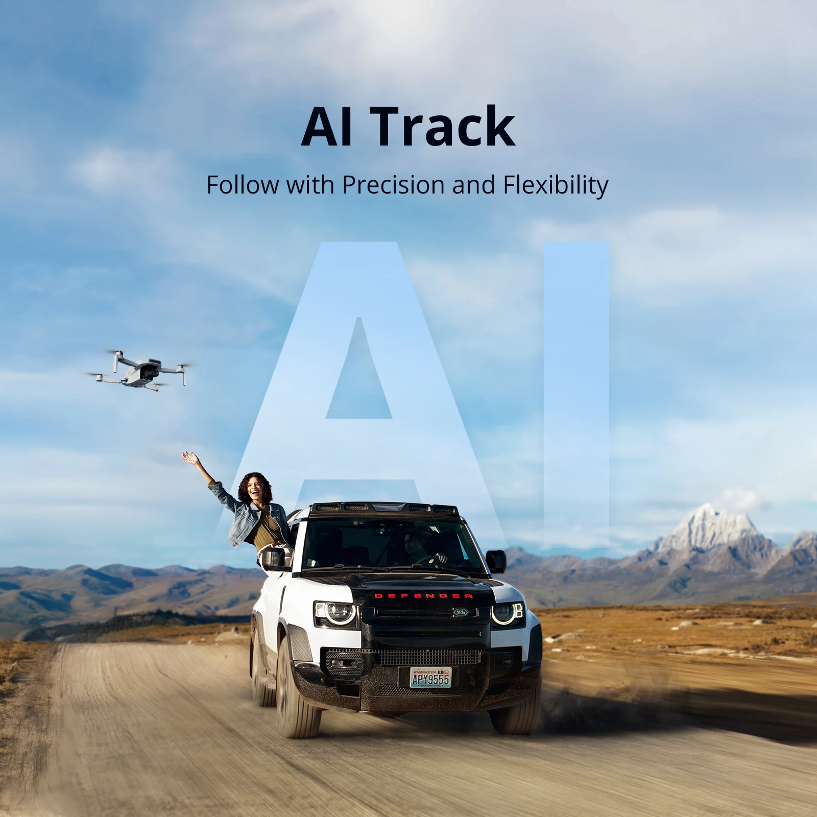 Potensic ATOM 2 Camera Drone, 4K HDR Video, 8K Photo, 3-Axis Gimbal,Under 249g, Vertical Shooting,10-KM, AI Night Shot, AI Track - Image 5