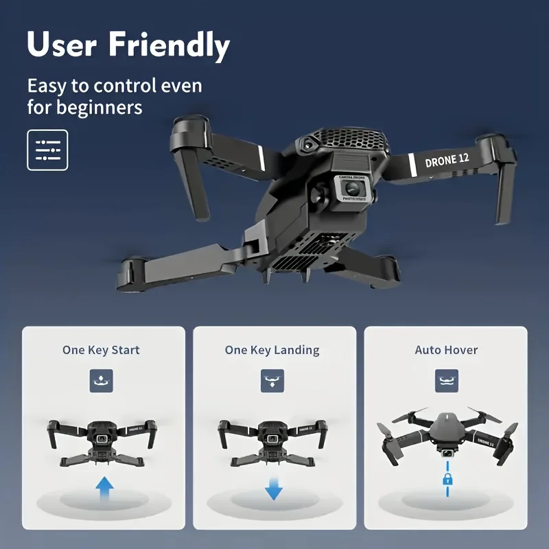 2025 E88 Professional Wide Angle RC Dron HD 4K Camera Mode Foldable Helicopter Aircraft Quadcopter Drone Kid Gift Toys - Image 4