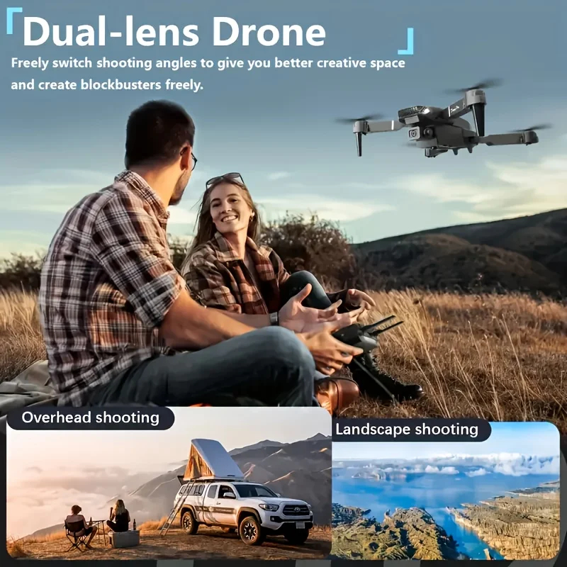2025 E88 Professional Wide Angle RC Dron HD 4K Camera Mode Foldable Helicopter Aircraft Quadcopter Drone Kid Gift Toys - Image 6