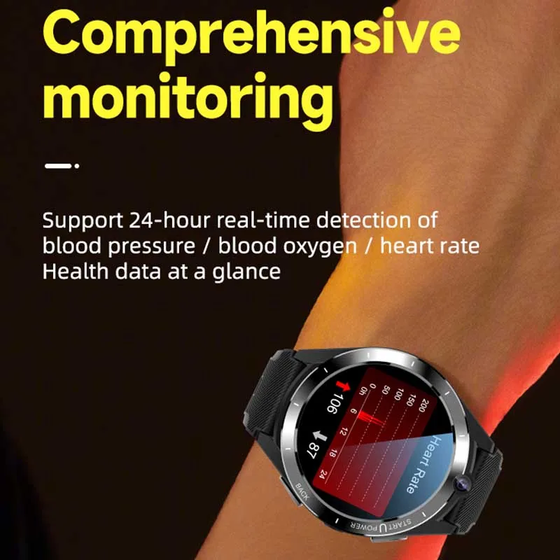 RAM 6GB ROM 128GB 1.6 Inch 4G video Call Smart Watch GPS Wifi Dual Camera app download Sports Men Bluetooth Smartwatch - Image 5