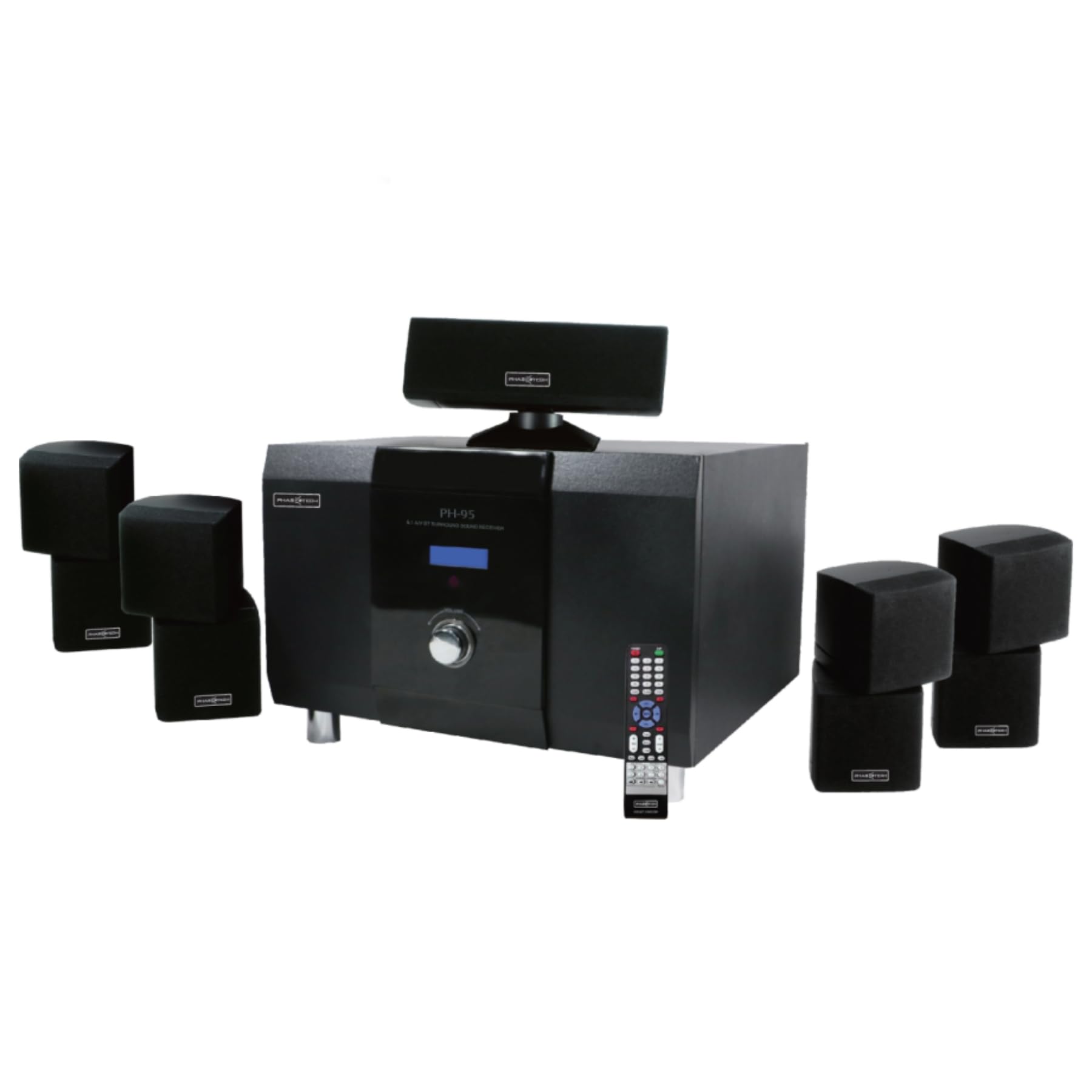 5.1 Channel Home Theater System with 10" Subwoofer, Bluetooth,5 Speakers, Remote, Radio, RCA- Perfect for Movies, Music, Karaoke