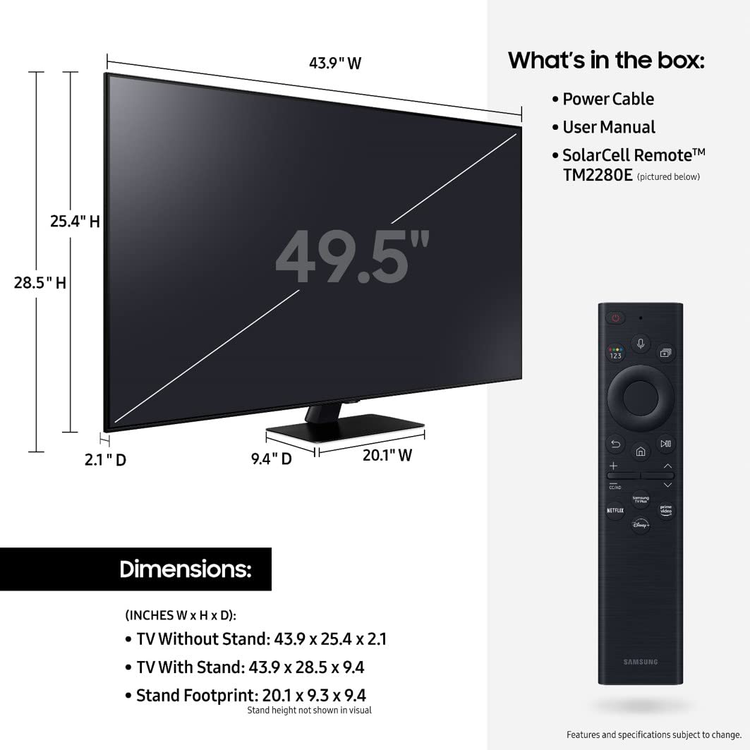 SAMSUNG 50-Inch Class QLED Q80B Series - 4K UHD Direct Full Array Quantum HDR 8X Smart TV with Alexa Built-in (QN50Q80BAFXZA, 2022 Model) - Image 5