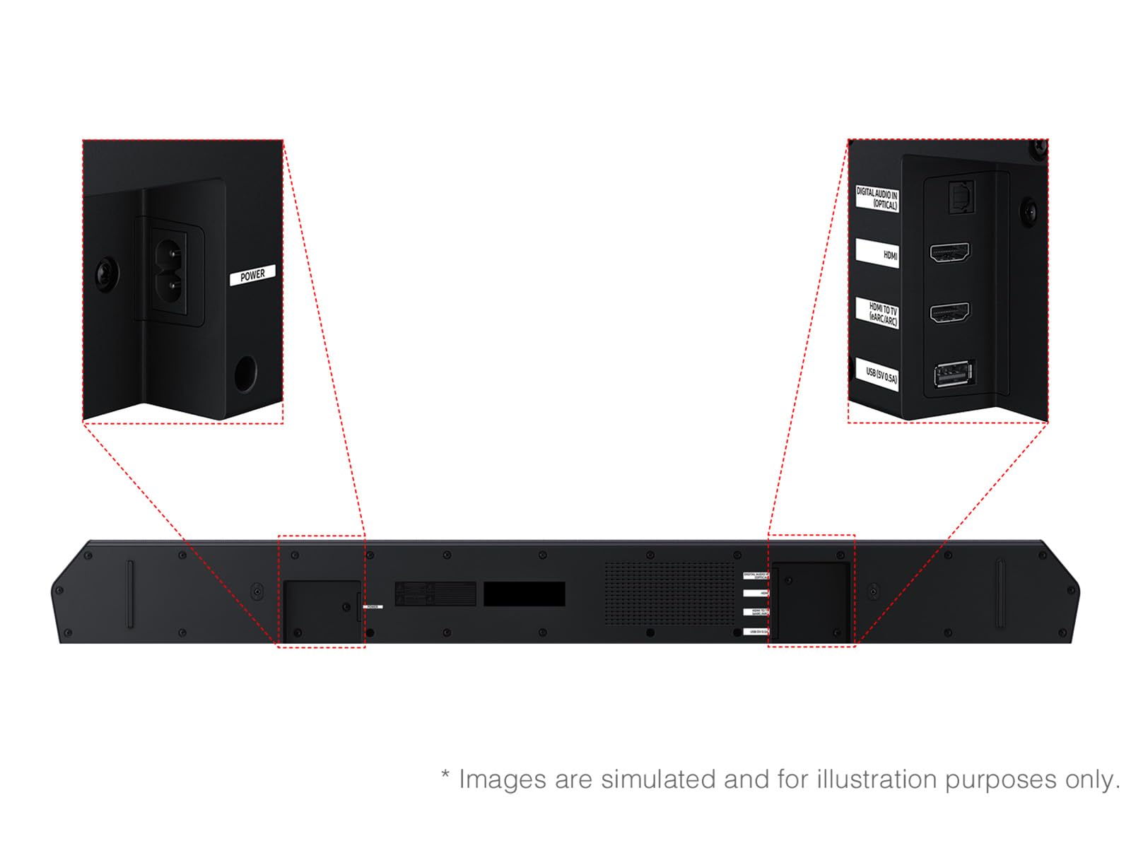 Samsung Q-Series Soundbar HW Q600F 3.1.2 ch Subwoofer (2025 Model) SpaceFit Sound Pro, Q-Symphony, Adaptive Sound - Image 5