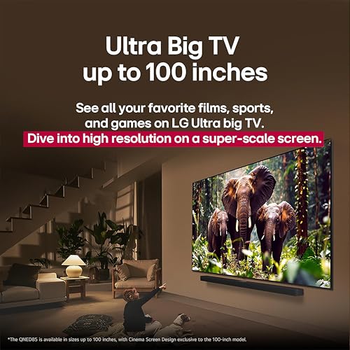 LG 85-Inch Class QNED evo AI QNED92A Series Mini LED 4K Smart TV w/Dolby Atmos, Dolby Vision, HDR10, AI Super Upscaling 4K, Filmmaker Mode, Wow Orchestra, Alexa Built-in (85QNED92AUA, 2025) - Image 9