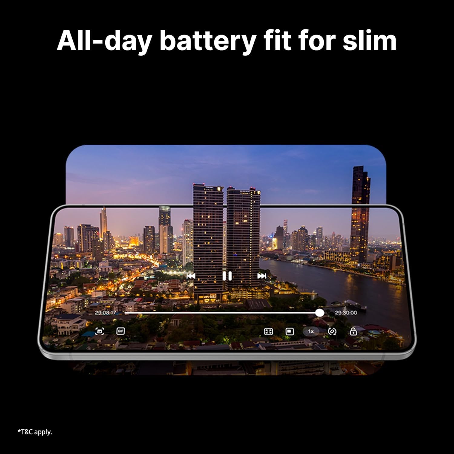 SAMSUNG Galaxy S25 Edge Phone, 512 GB AI Smartphone, Unlocked Android, Night Video, Fast Processor, ProScaler Display, All-Day Battery, 2025, US 1 Yr Manufacturer Warranty, Titanium JetBlack - Image 4