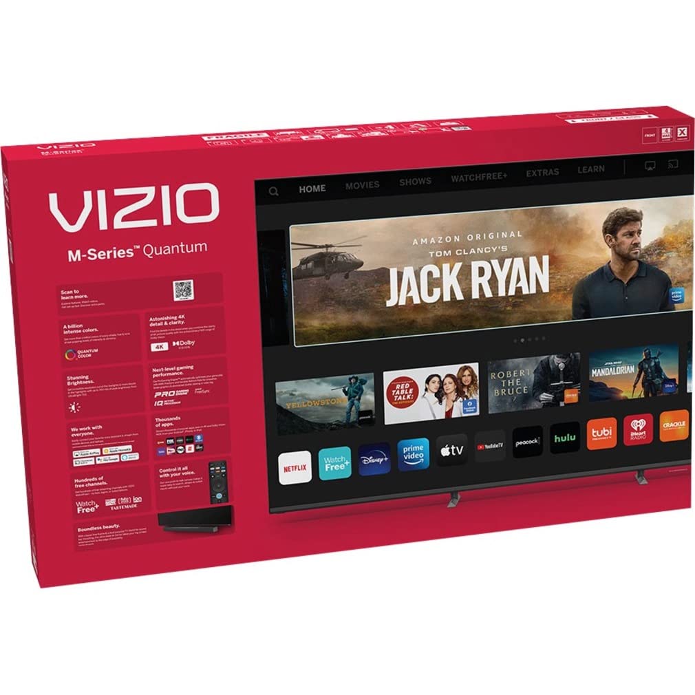 VIZIO 75-Inch M-Series 4K QLED HDR Smart TV with Voice Remote, Dolby Vision, HDR10+, Alexa Compatibility, VRR with AMD FreeSync, M75Q6-J03, 2022 Model - Image 20