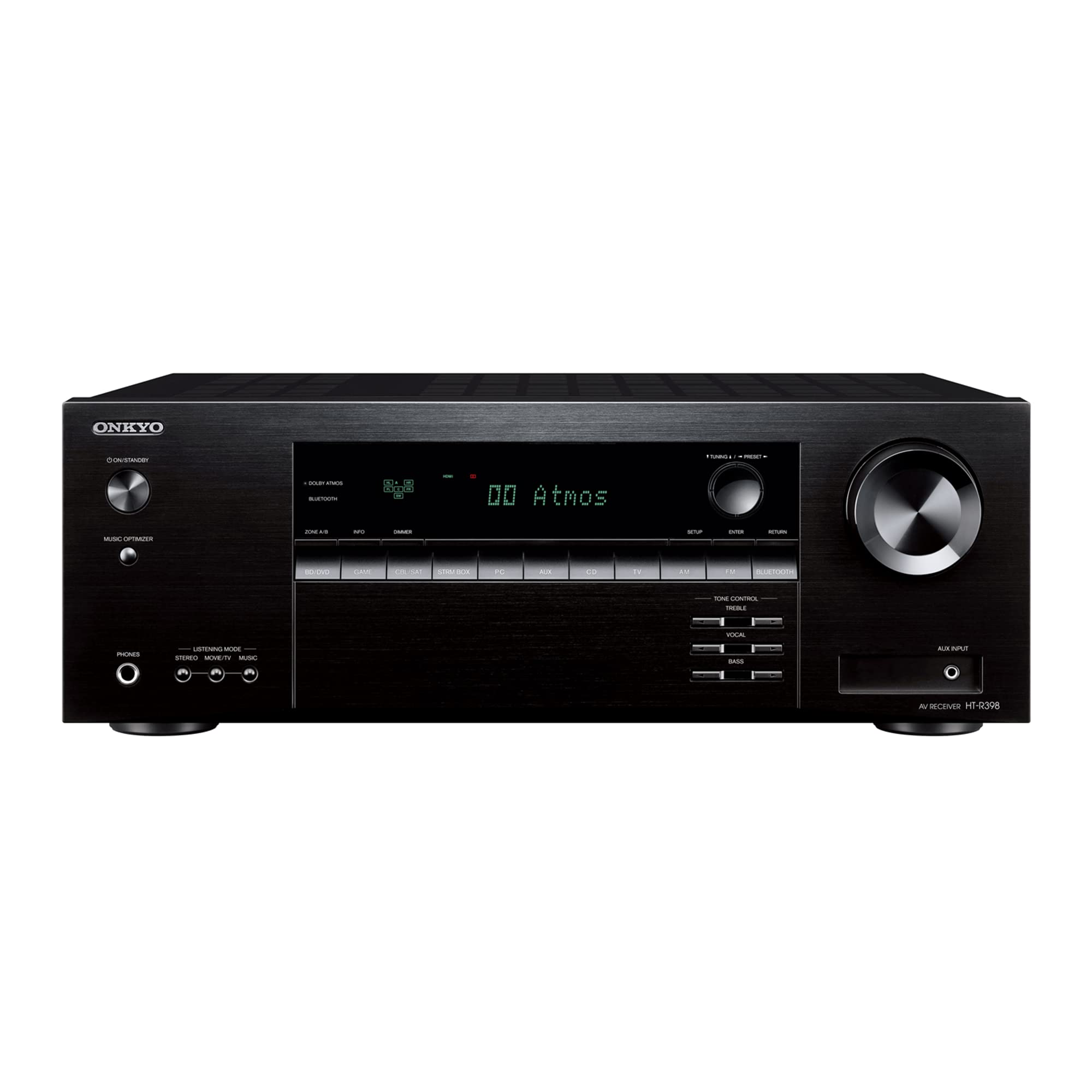 Onkyo HT-S3910 Home Audio Theater Receiver and Speaker Package, Front/Center Speaker, 4 Surround Speakers, Subwoofer and Receiver, 4K Ultra HD (2019 Model) - Image 5
