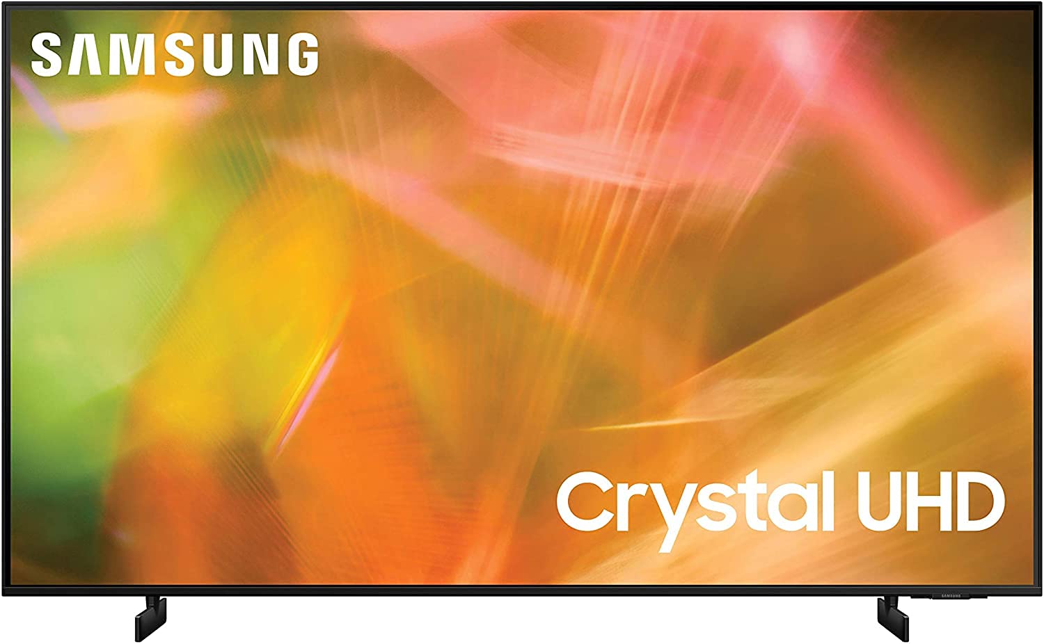 SAMSUNG 43-Inch Class Crystal 4K UHD AU8000 Series HDR, 3 HDMI Ports, Motion Xcelerator, Tap View, PC on TV, Q Symphony, Smart TV with Alexa Built-In (UN43AU8000FXZA, 2021 Model)