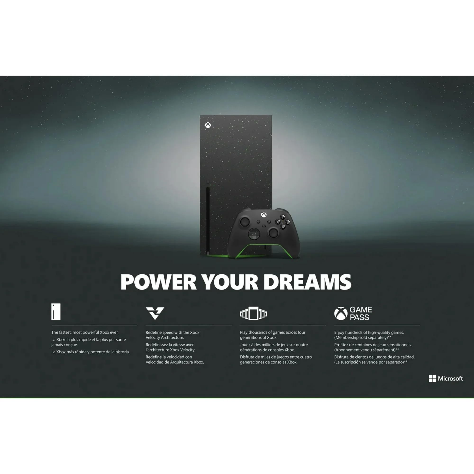 Xbox Series X 2 TB Disc Drive Galaxy Black Special Edition Bundle Includes Special Edition Wireless Controller - Image 3