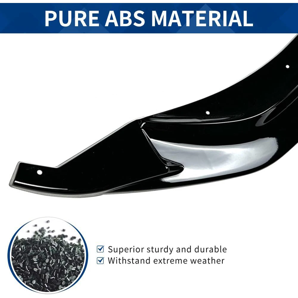 CS Style Bumper Lip For BMW M3 M4 F80 F82 F83 2015-2020 Car Front Bumper Spoiler Diffuser Splitter Lips Body Kit Tuning - Image 6