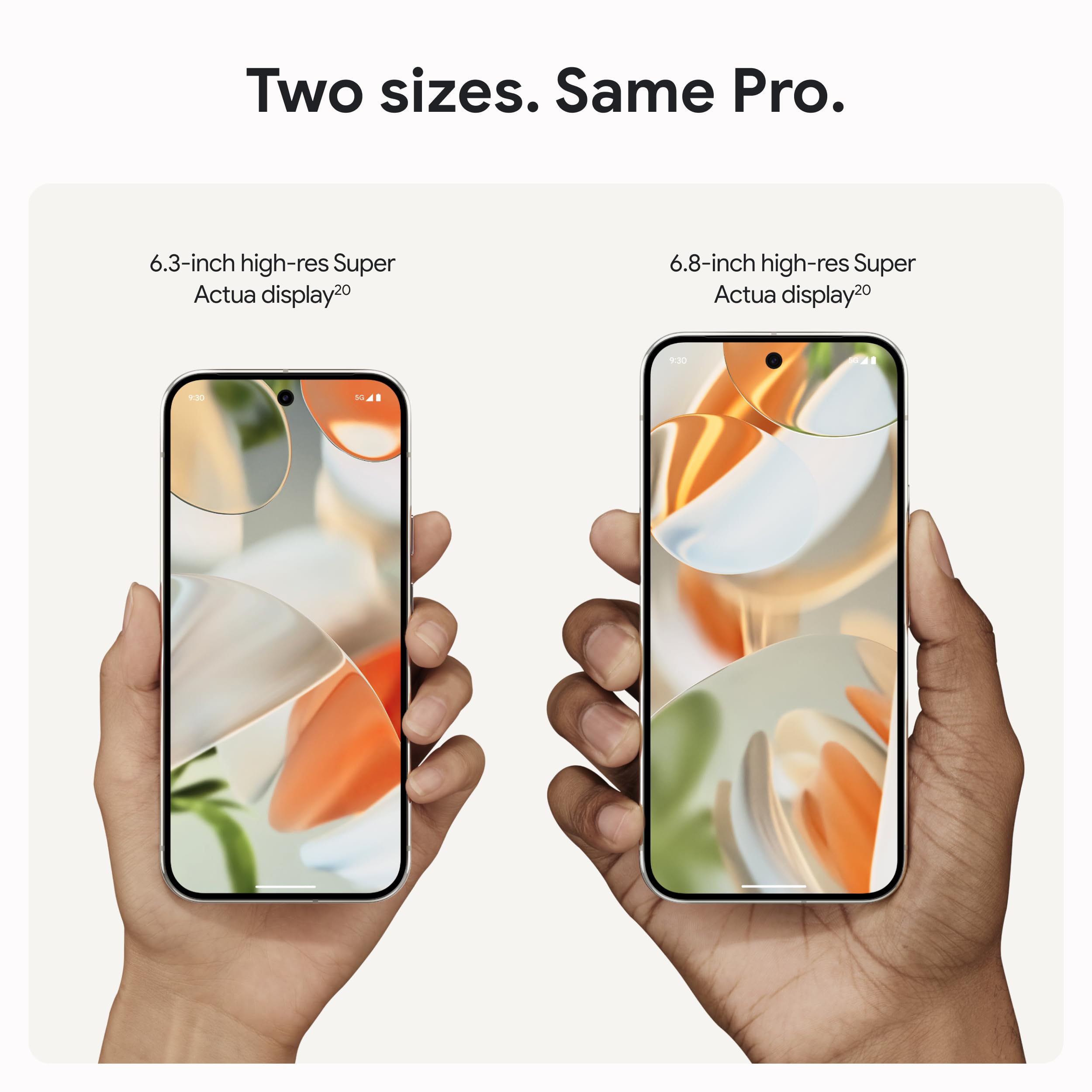 Google Pixel 9 Pro - Unlocked Android Smartphone with Gemini, Triple Rear Camera System, 24-Hour Battery, and 6.3" Super Actua Display - Hazel - 256 GB - Image 15