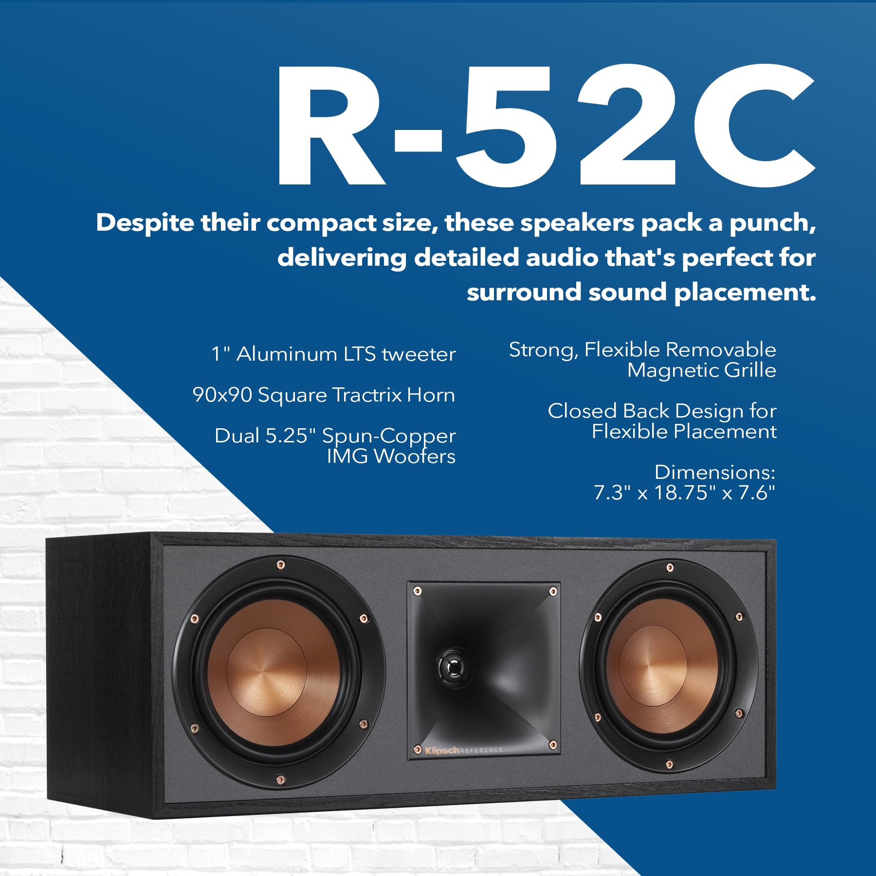 Klipsch Reference 5.2 Home Theater System, Bundle 2X R-625FA Floorstanding 2X R-12SW Subwoofer, R-52C Center, R-41M Bookshelf Speakers, and Denon AVR-S970H 7.2-Channel 8K Network AV Receiver - Image 6