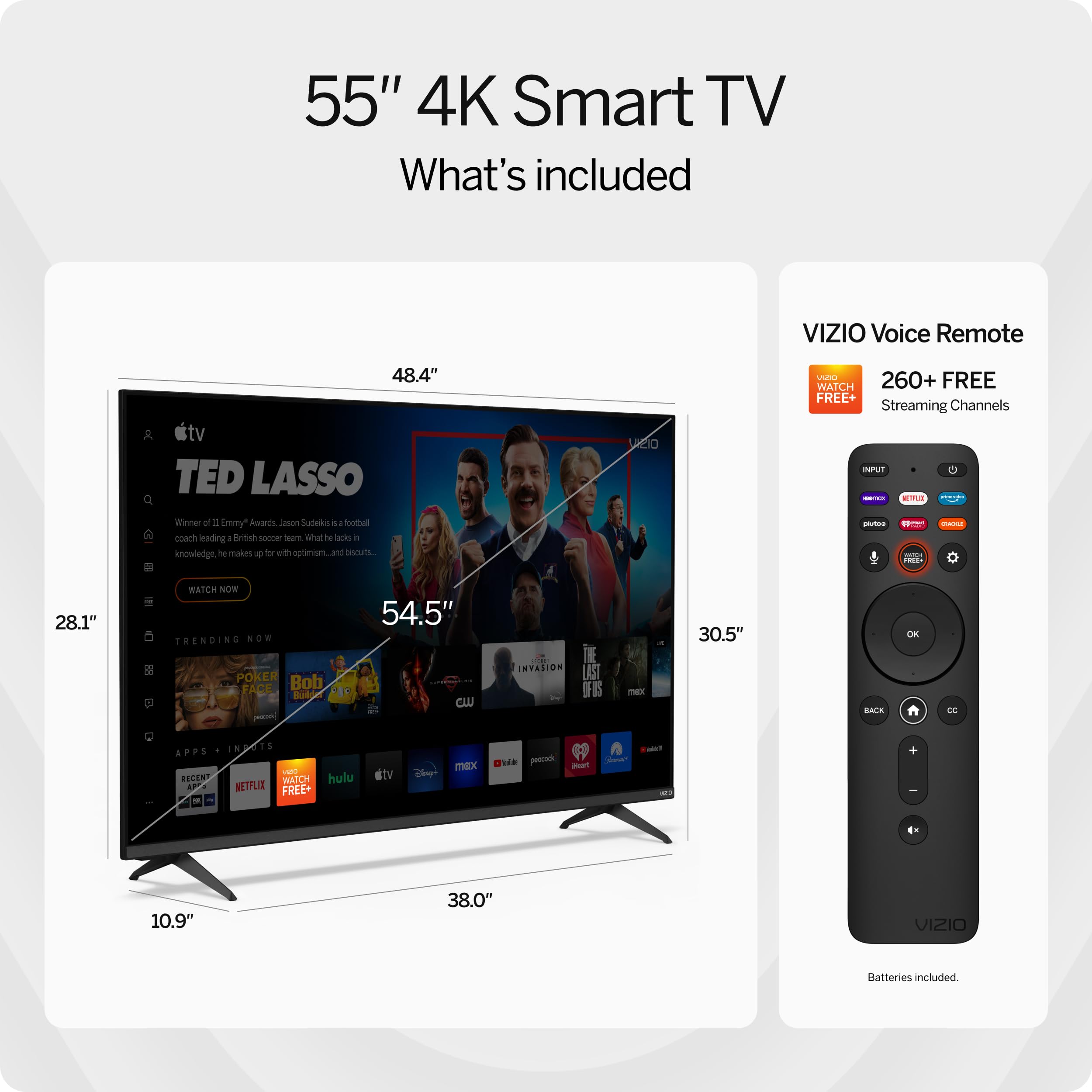 VIZIO 55-inch V-Series 4K LED HDR Smart TV w/Dolby Vision, WiFi 6E, Bluetooth Headphone Capable, Gaming Engine & Alexa Compatibility, V555M-K01, 2023 Model - Image 17
