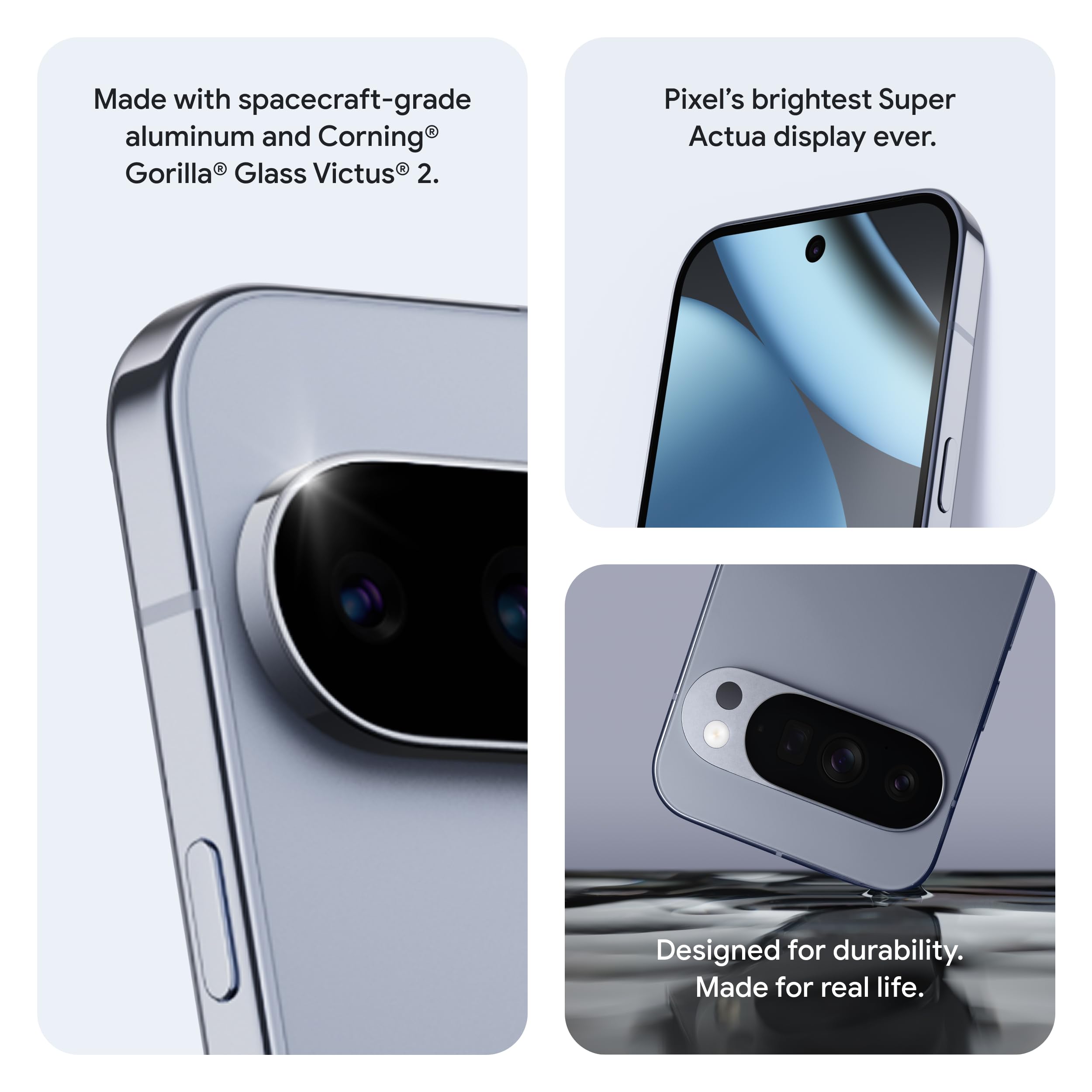 Google Pixel 10 Pro - Unlocked Android Smartphone - Gemini AI Assistant, Triple Rear Camera System, Fast-Charging 24+ Hour Battery, and 6.3" Super Actua Display - Moonstone - 256 GB (2025 Model) - Image 15