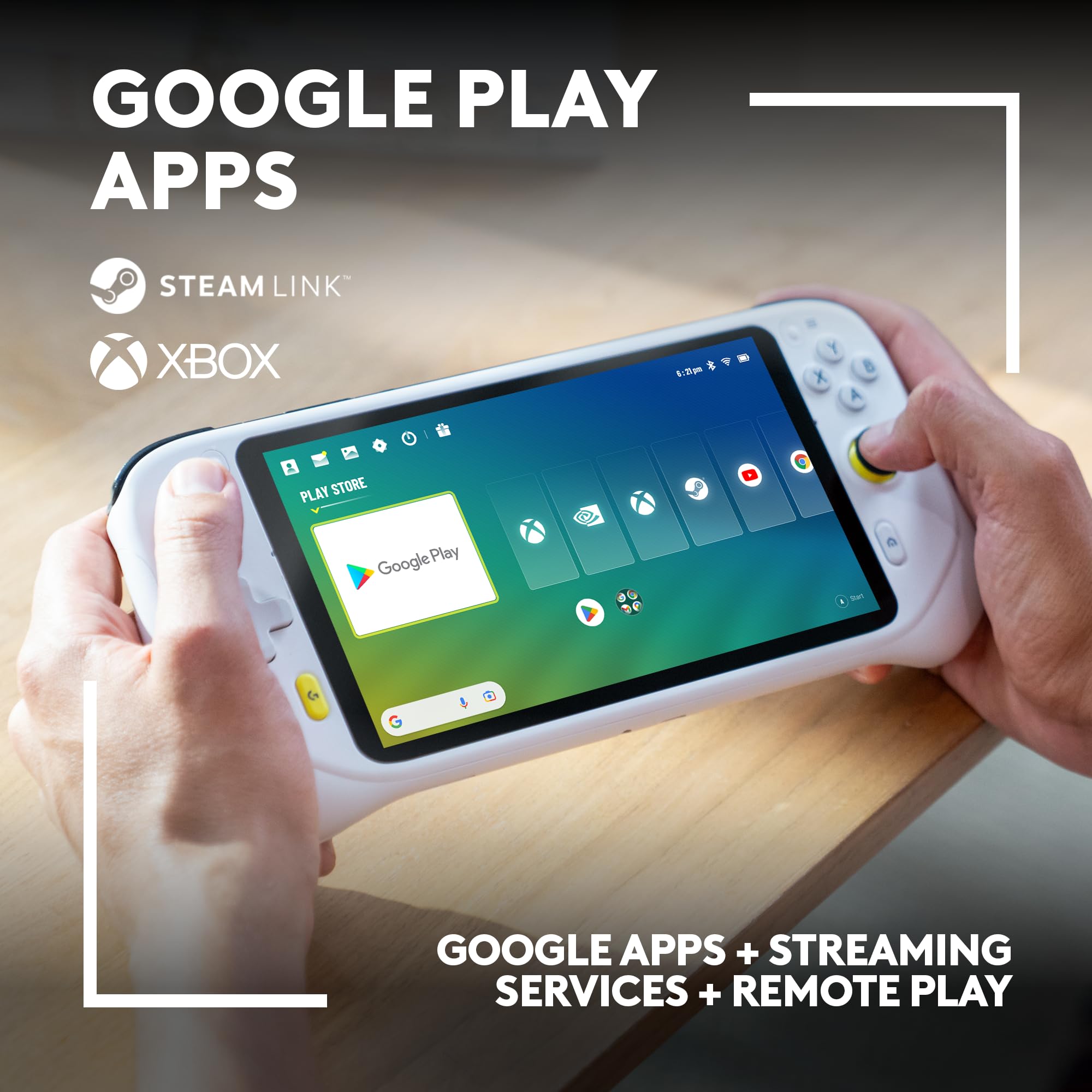 Logitech G Cloud Handheld Portable Gaming Console with Long-Battery Life, 1080P 7-Inch Touchscreen, Lightweight Design, Xbox Cloud Gaming, NVIDIA GeForce NOW, Google Play - Image 6