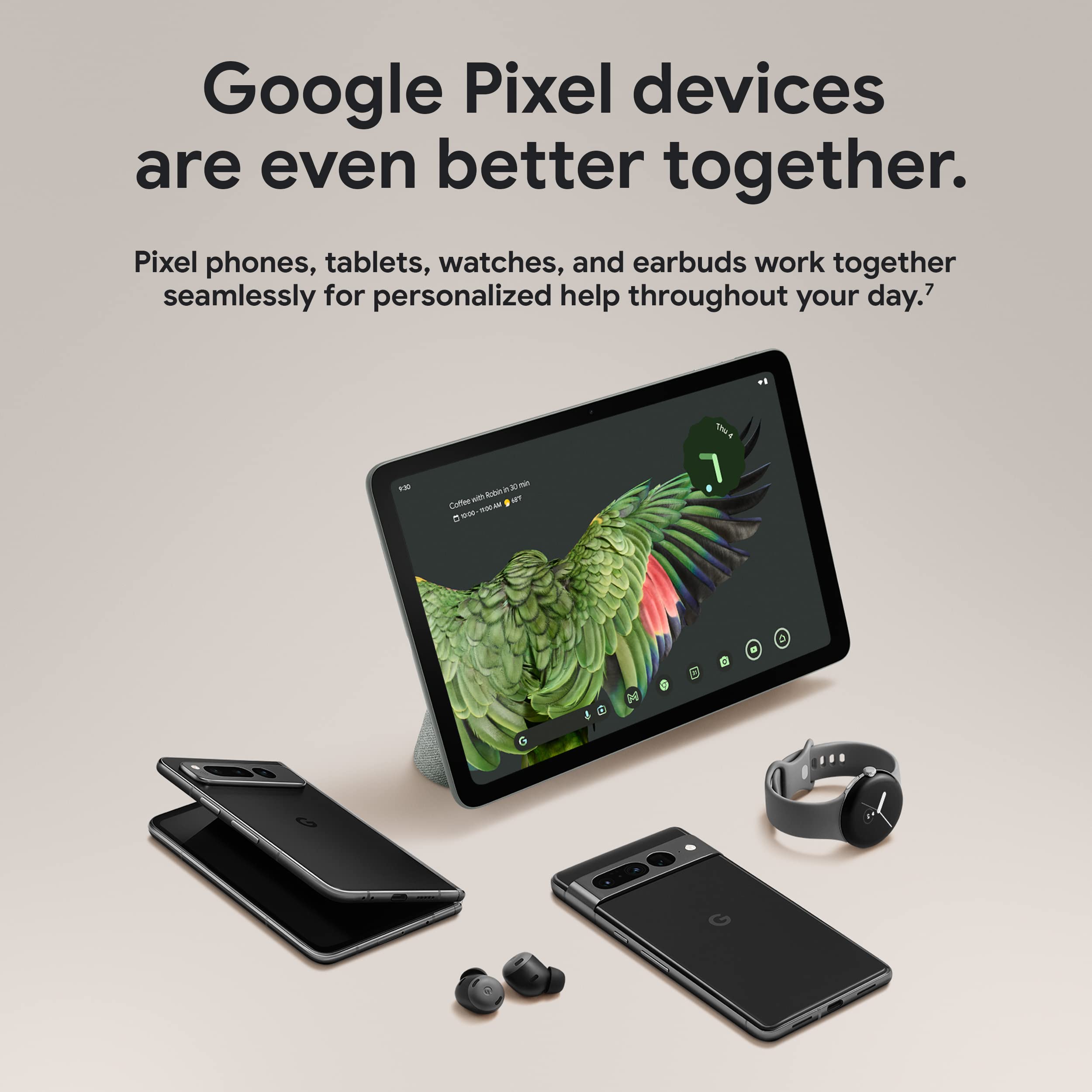 Google Pixel Fold - Unlocked Android 5G Smartphone with Telephoto Lens and Ultrawide Lens - Foldable Display - 24-Hour Battery - Obsidian - 256 GB - Image 7