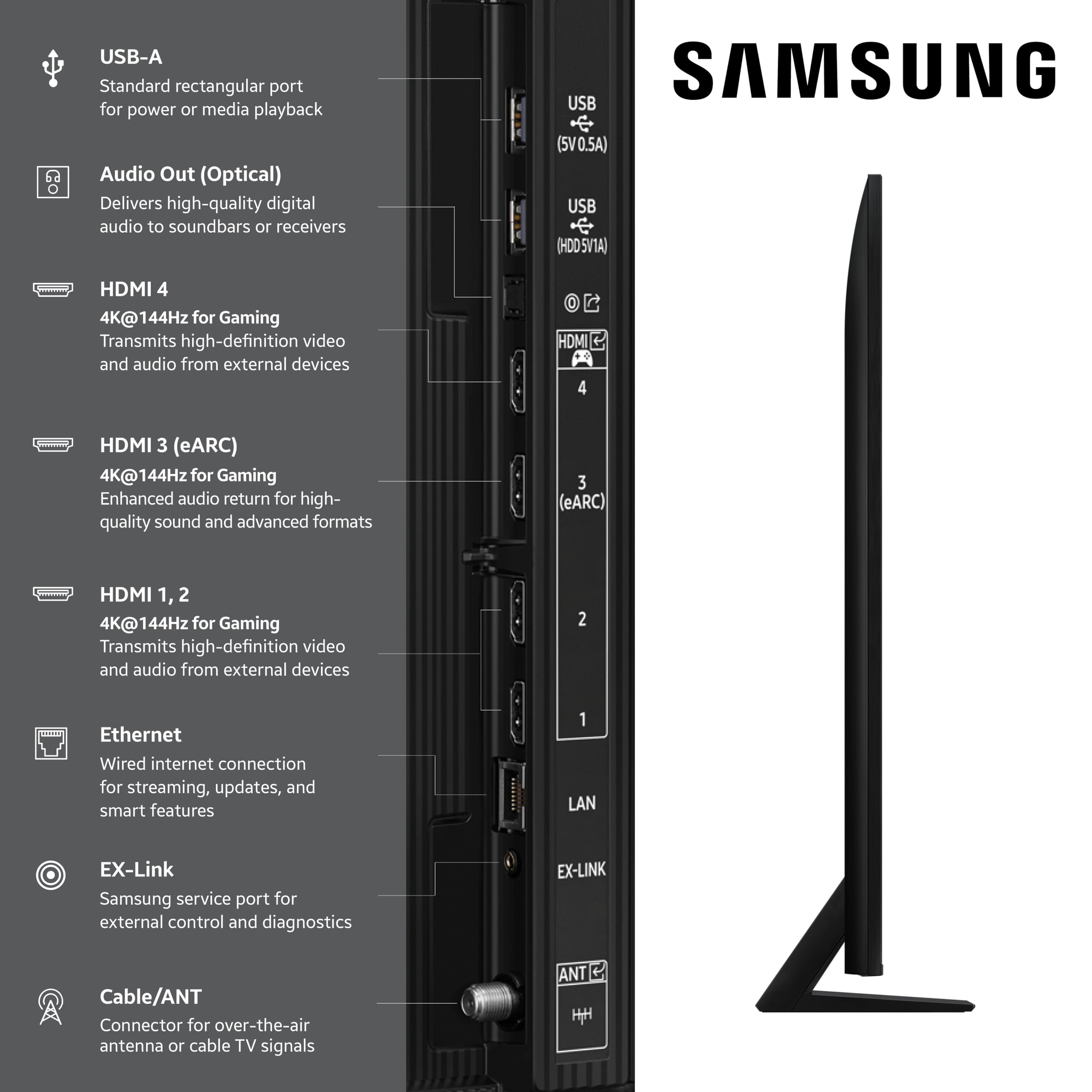 Samsung 65-Inch Class Neo QLED 4K QN80F Series, Vision AI, Mini LED Smart TV (2025 Model, 65QN80F) Neo Quantum HDR, Object Tracking Sound Lite w/Dolby Atmos, NQ4 AI Gen2 Processor, Alexa Built-in - Image 13