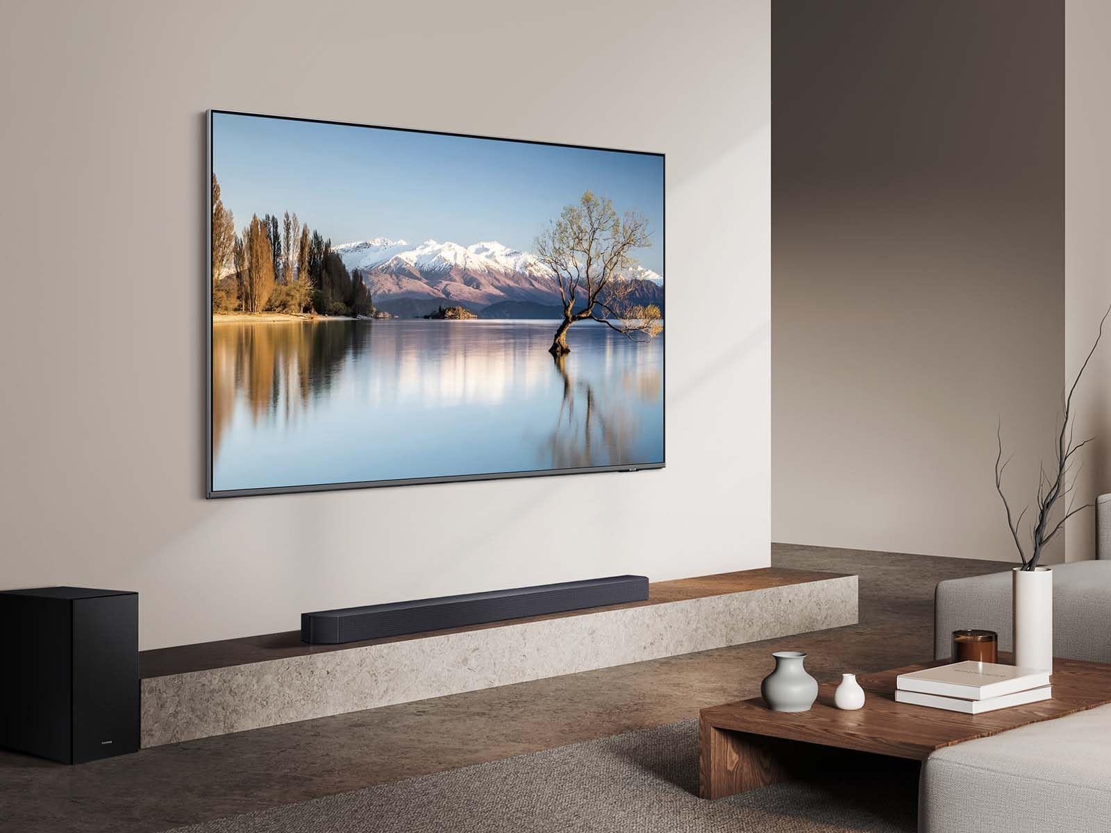 Samsung Q-Series Soundbar HW Q600F 3.1.2 ch Subwoofer (2025 Model) SpaceFit Sound Pro, Q-Symphony, Adaptive Sound - Image 2