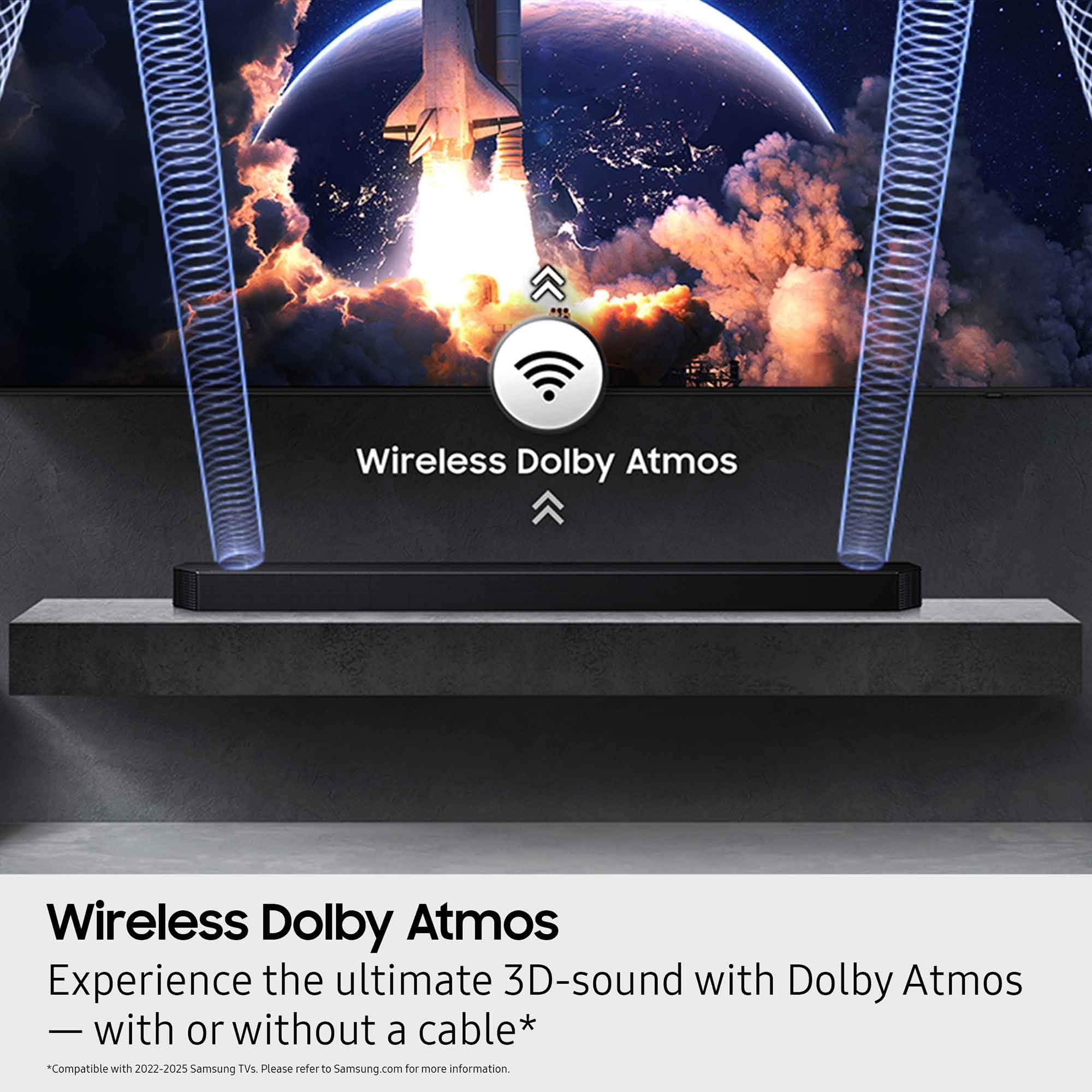 Samsung Q990F 11.1.4ch Q Series Subwoofer + Rear Speaker, Wireless Dolby Atmos, Q-Symphony, Game Mode Pro, Adaptive Sound (HW-Q990F, 2025) - Image 6