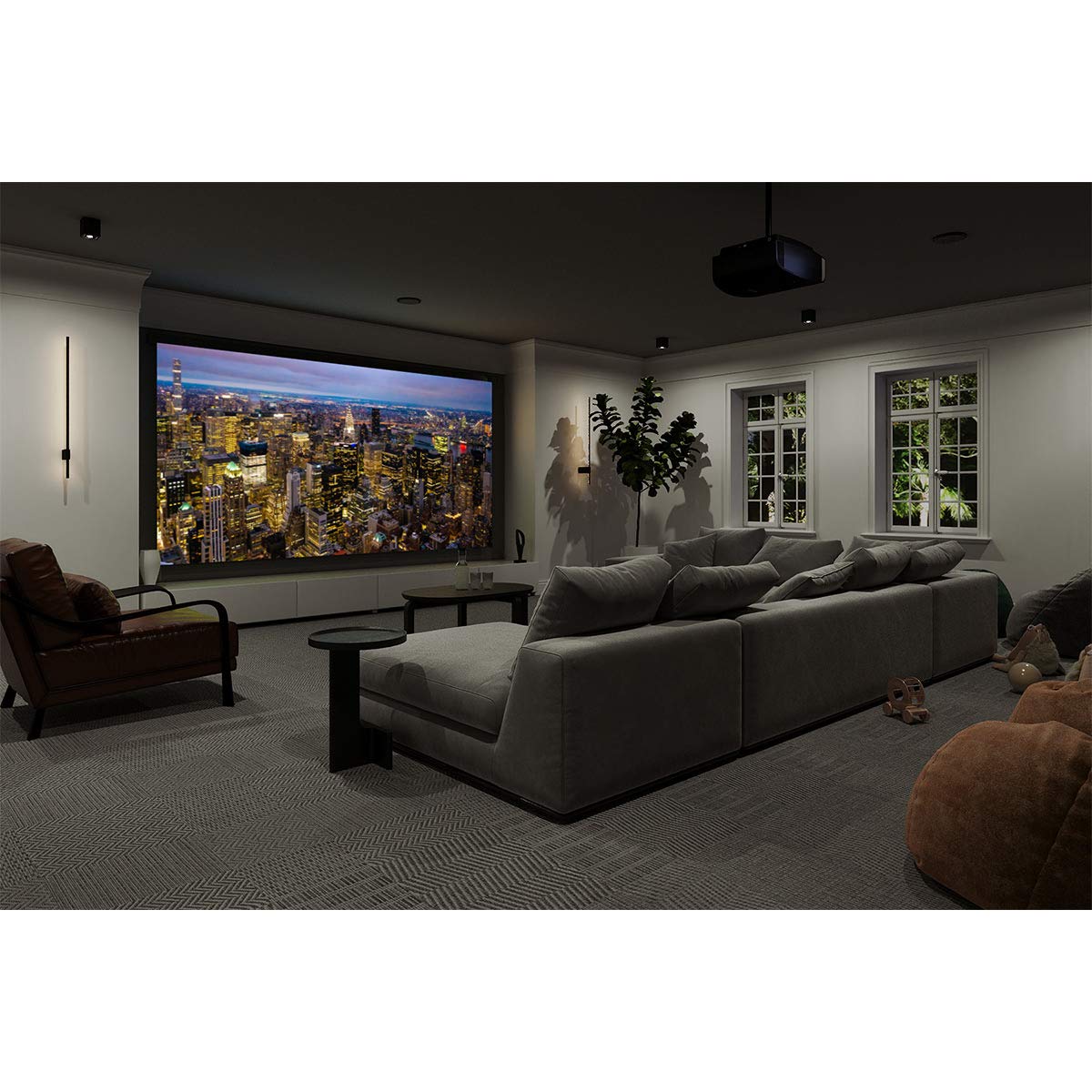 Sony VW325ES 4K HDR Home Theater Projector VPL-VW325ES, Black - Image 3