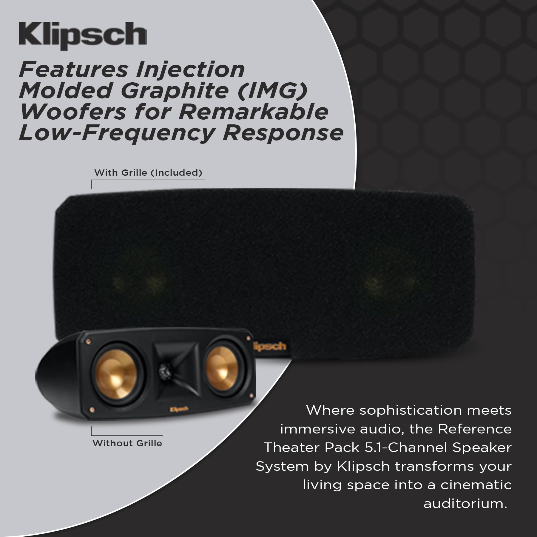 Klipsch Reference Theater Pack 5.1-Channel Speaker System + AVR-S770H 75W 7.2-Channel 8K Network AV Receiver with HEOS - Image 6