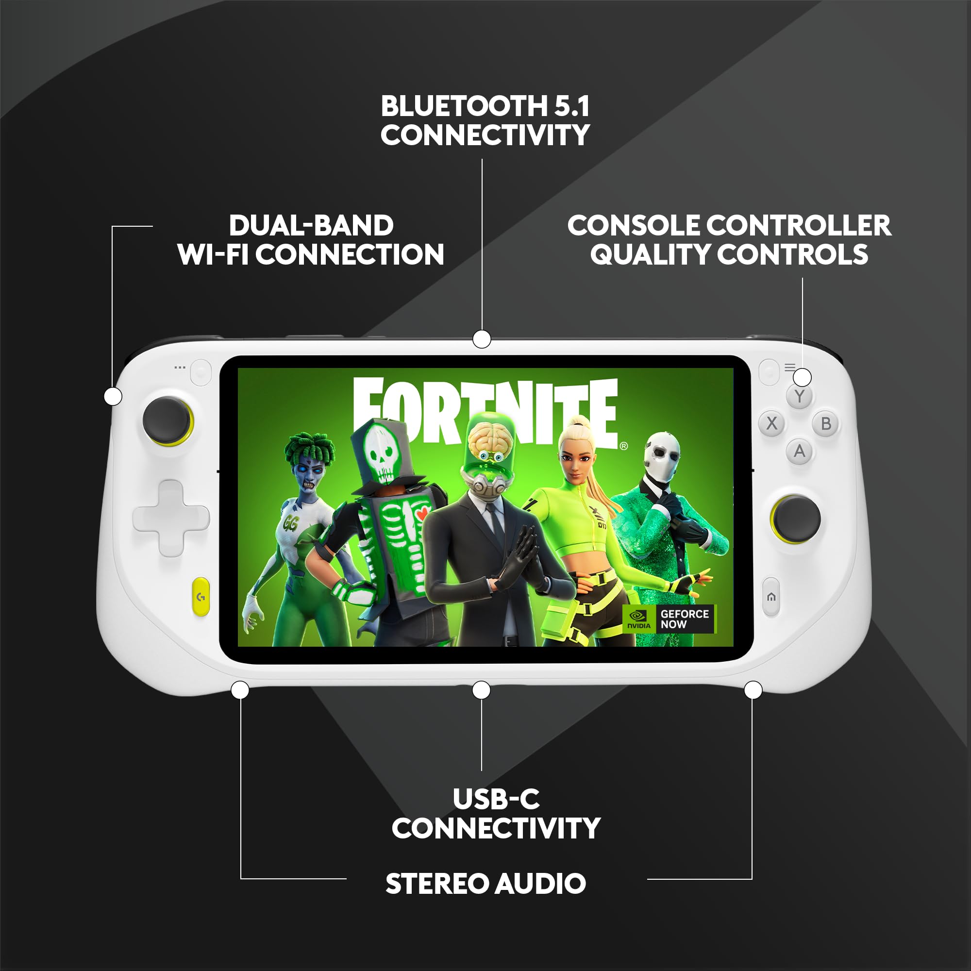 Logitech G Cloud Handheld Portable Gaming Console with Long-Battery Life, 1080P 7-Inch Touchscreen, Lightweight Design, Xbox Cloud Gaming, NVIDIA GeForce NOW, Google Play - Image 3