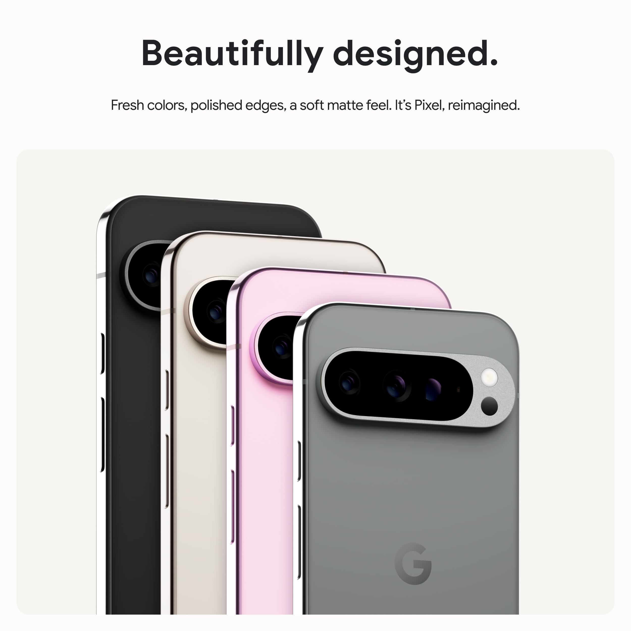 Google Pixel 9 Pro - Unlocked Android Smartphone with Gemini, Triple Rear Camera System, 24-Hour Battery, and 6.3" Super Actua Display - Hazel - 256 GB - Image 10