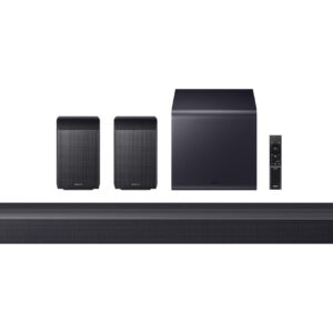 Samsung Q990F 11.1.4ch Q Series Subwoofer + Rear Speaker, Wireless Dolby Atmos, Q-Symphony, Game Mode Pro, Adaptive Sound (HW-Q990F, 2025)