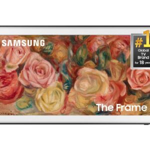 SAMSUNG 55-Inch Class QLED 4K LS03D The Frame Series Quantum HDR Smart TV w/Dolby Atmos, Art Mode, Anti-Reflection, Customizable Frame, Slim Fit Wall Mount with Alexa Built-in (QN55LS03D, 2024 Model)