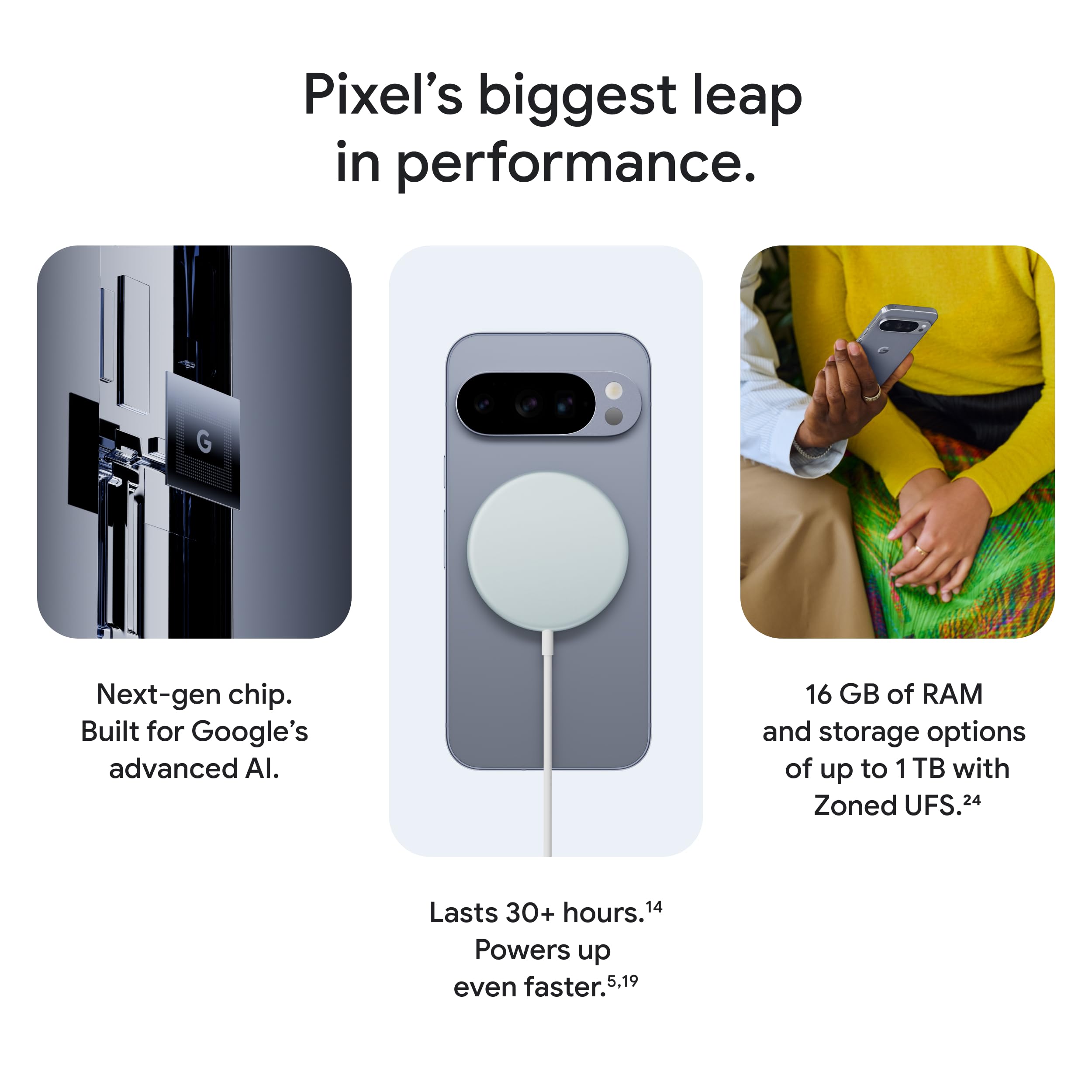 Google Pixel 10 Pro - Unlocked Android Smartphone - Gemini AI Assistant, Triple Rear Camera System, Fast-Charging 24+ Hour Battery, and 6.3" Super Actua Display - Moonstone - 256 GB (2025 Model) - Image 10