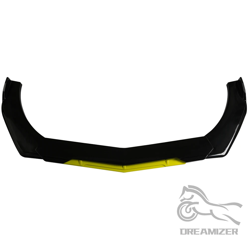 5Pcs/Set Universal Car Front Bumper Lip Chin Spoiler Splitter Diffuser Body Kit Black Carbon Printing Exterior Accessories Parts - Image 6