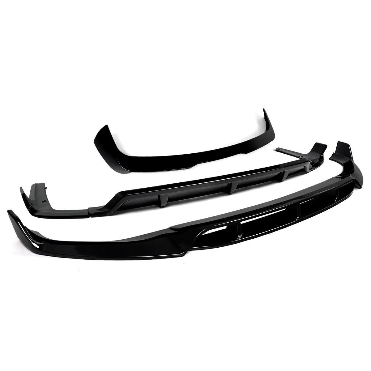 Replace FOR BMW X7 GLOSS BLACK Bumper Surround G07 Sport 4-door 2023 2024 FRONT SPLITTER REAR DIFFUSER SPOILER BODY KIT Refit - Image 2