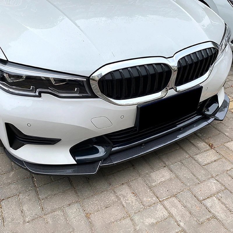 Car Bumper Lip For BMW 3 Series G20 G21 320i 325i 2019-2022 Car Front Bumper Splitter Lip Spoiler Diffuser Car Body Kit Tuning - Image 4