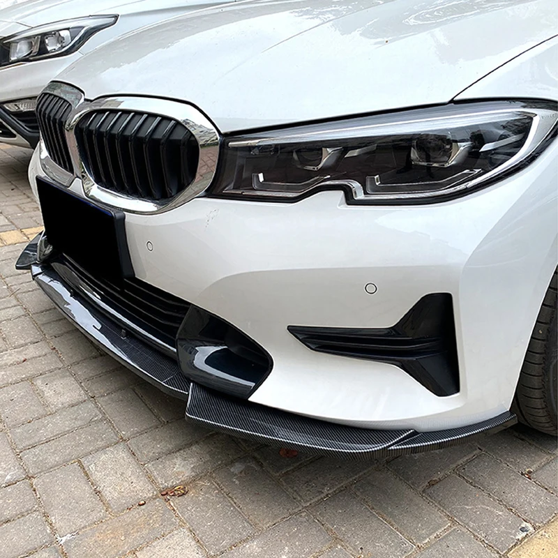 Car Bumper Lip For BMW 3 Series G20 G21 320i 325i 2019-2022 Car Front Bumper Splitter Lip Spoiler Diffuser Car Body Kit Tuning - Image 5