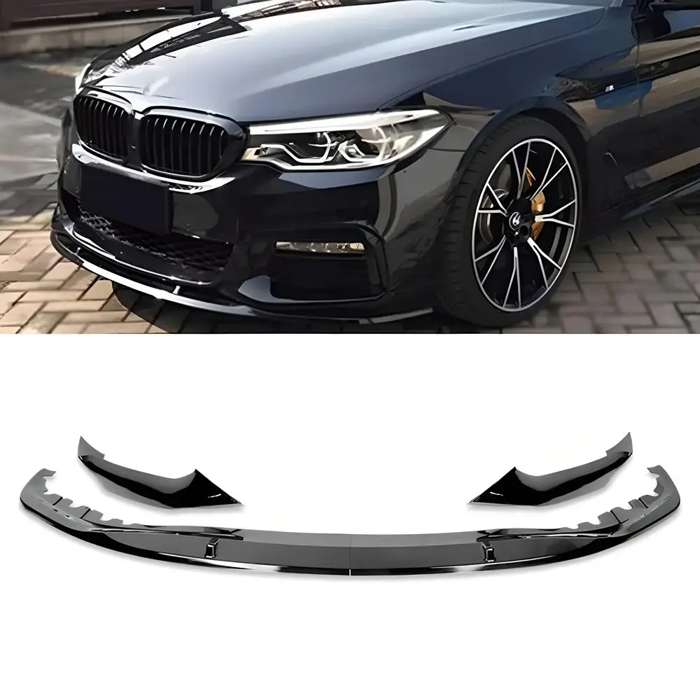 Car Front Bumper Spoiler Guard For BMW 5 Series M-Sport 2017-2020 - Image 2