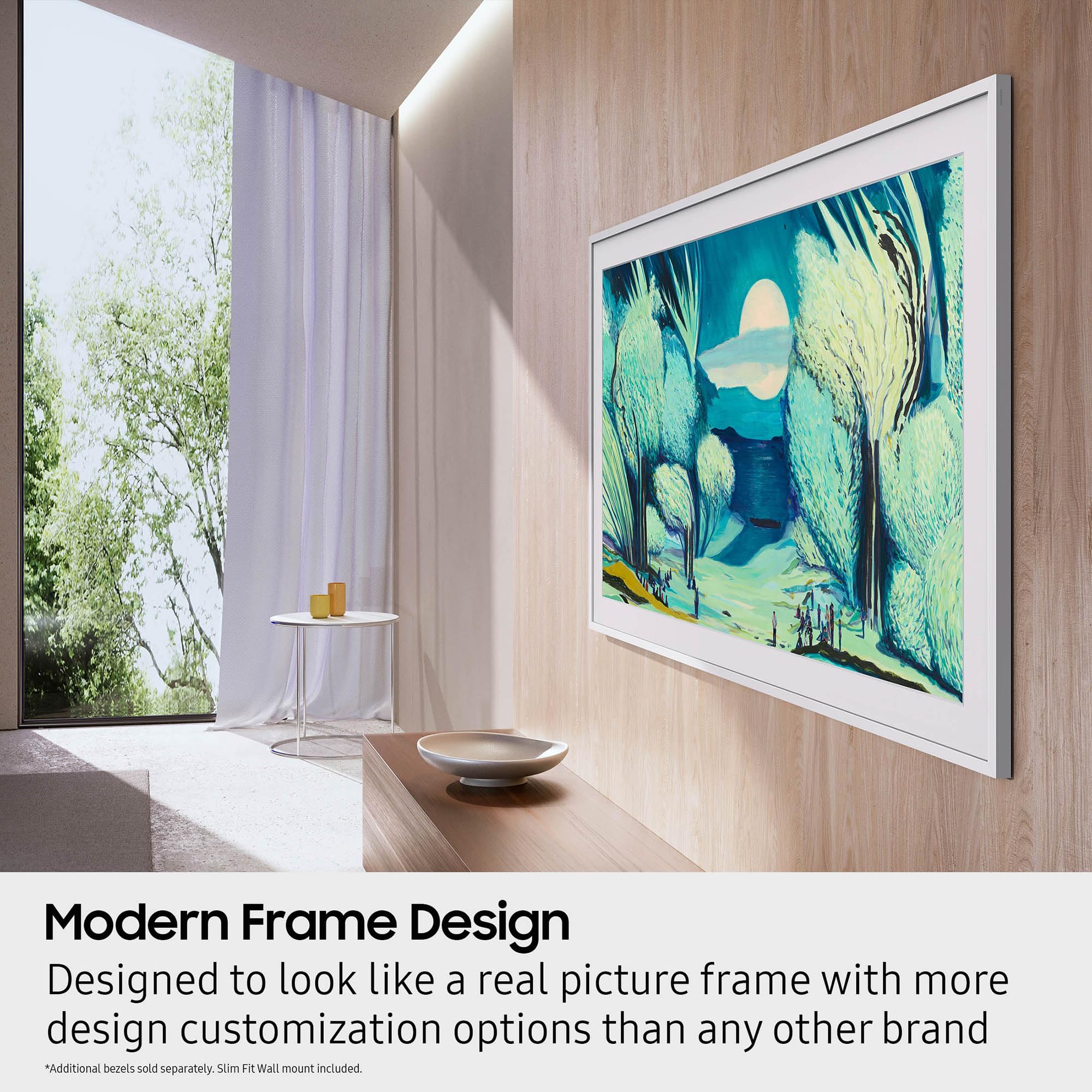 Samsung 65-Inch Class The Frame LS03F 4K QLED Smart TV (2025 Model) Slim Fit Wall Mount, Modern Frame Design, NQ4 AI Gen2 Processor, Art Mode, Artful Picture Quality, Samsung Vision AI, Alexa Built-in - Image 8