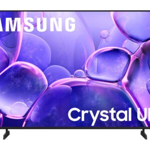 Samsung 43-Inch Class Crystal UHD U8000F 4K Smart TV (2025 Model) Endless Free Content, Crystal Processor 4K, MetalStream Design, Knox Security, Alexa Built-in