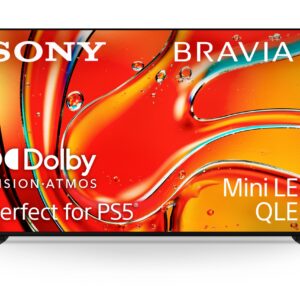 Sony 65 Inch Mini LED QLED 4K Ultra HD TV BRAVIA 7 Smart Google TV with Dolby Vision HDR and Exclusive Features for PlayStation®5 (K-65XR70)