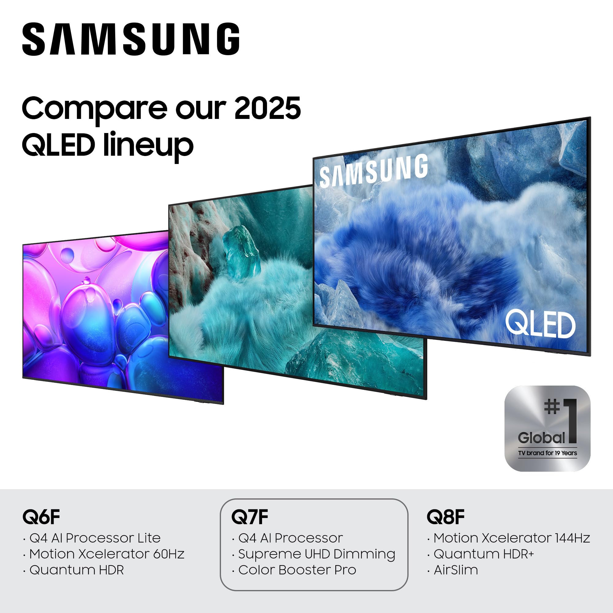Samsung 50-Inch Class QLED Q7F Series Samsung Vision AI Smart TV (2025 Model, 50Q7F) Quantum HDR, Object Tracking Sound Lite, Q4 AI Gen1 Processor, 4K upscaling, Gaming Hub, Alexa Built-in - Image 10